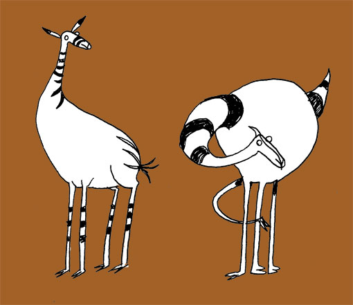 Princessh illustrations okapis animaux