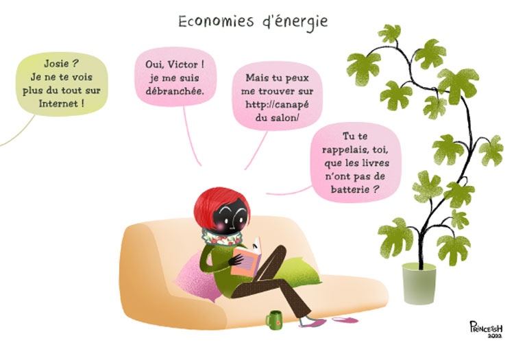 "Economies d'énergie", PrincessH pour La Croix du 24 novembre 2022