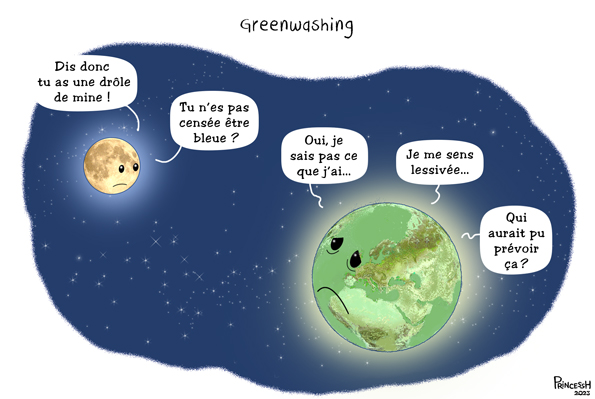 "Greenwashing" PrincessH pour La Croix du 5 janvier 2023